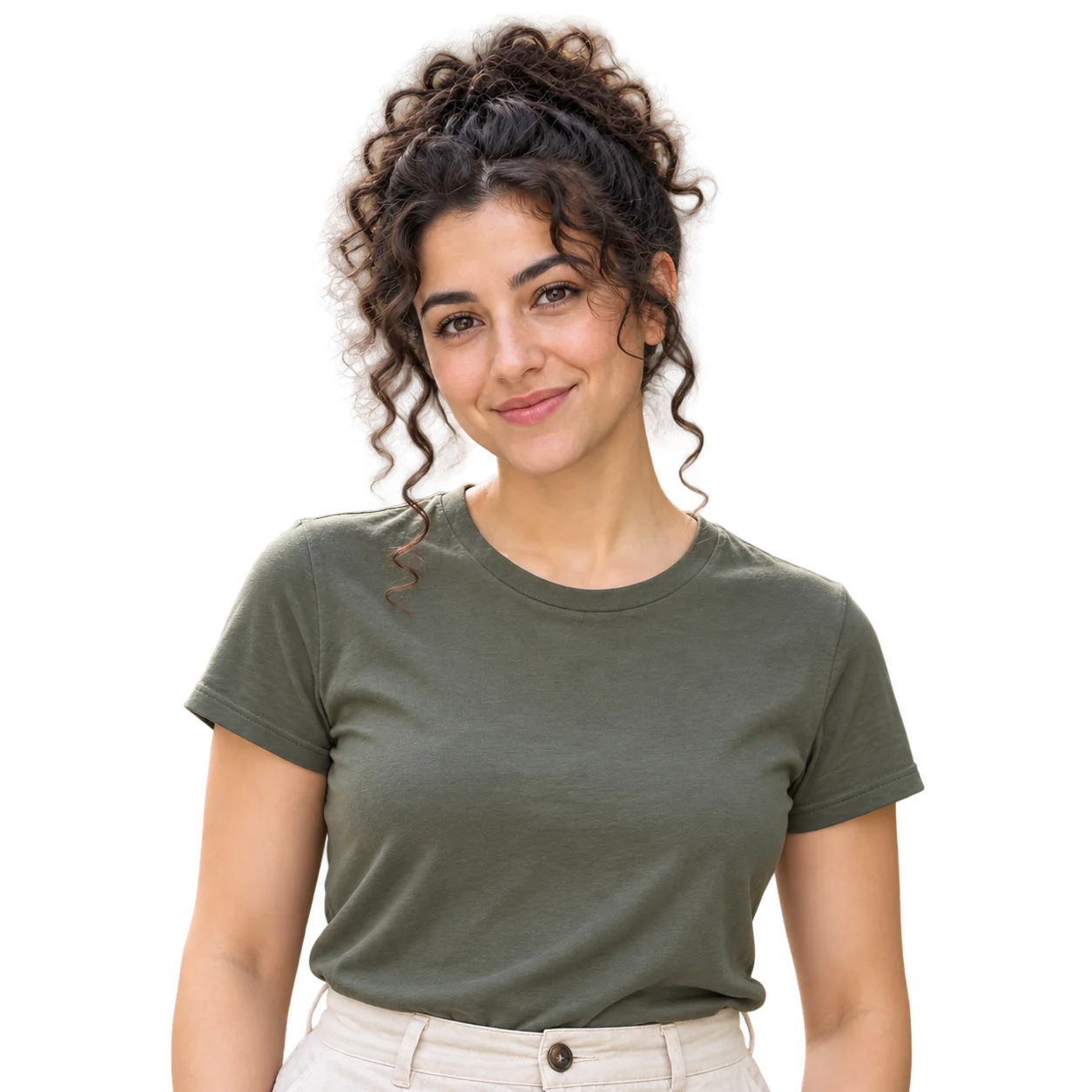 A subject cutout prepared for a new background